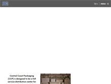 Tablet Screenshot of centralcoastpackaging.com